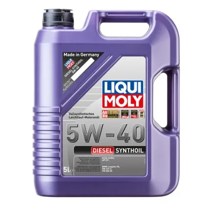 Avtomobil mühərrik yağı Liqui Moly Diesel Synthoil 5W-40 5L (1341/1927)