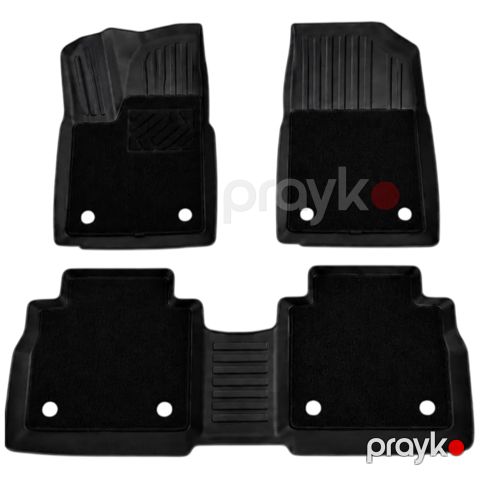 Avtomobil üçün ayaqaltı Eva Changan CS55 Plus TPE Qara