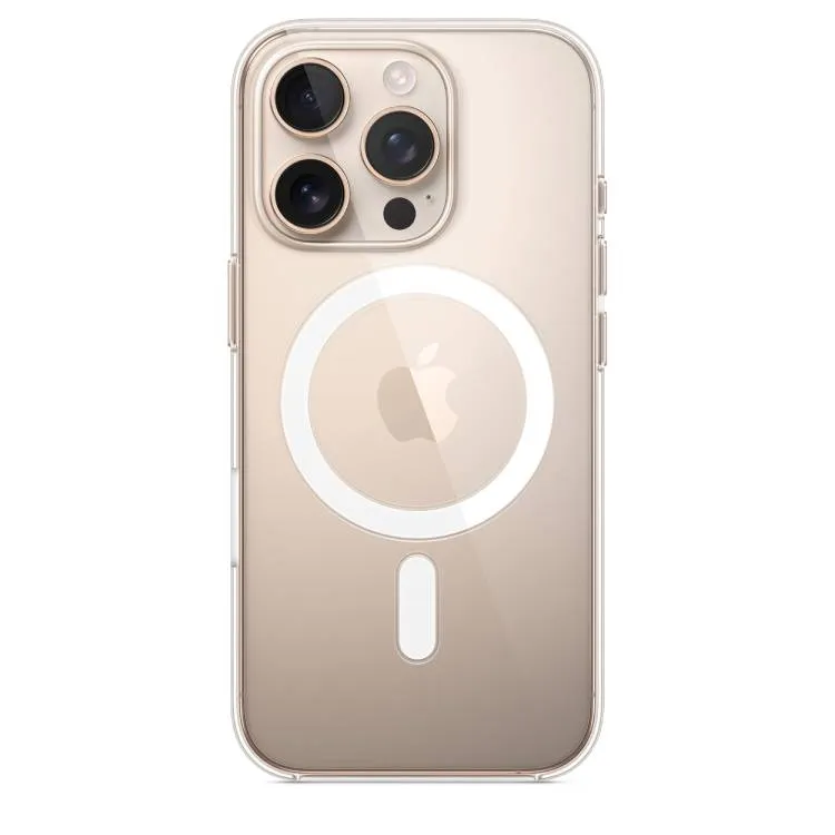 Çexol Apple iPhone 16 Pro Clear Case with MagSafe (MA7E4ZM/A) — Bakı
