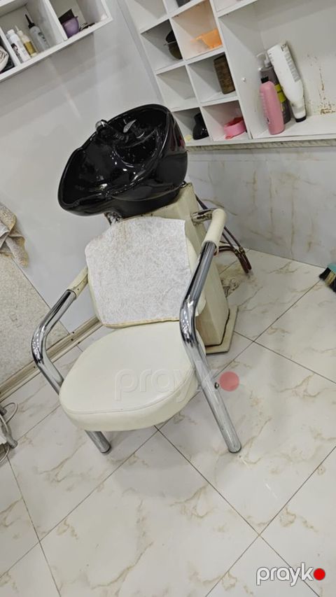 Salon üçün saç yuma stansiyası - Qara rəngli, dərin keramik/yüksək — Bakı