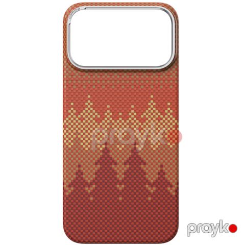 Qoruyucu örtük Comma iPhone 17 Pro Woven Series Magnetic 6942297136892 Pinery Forest — Bakı