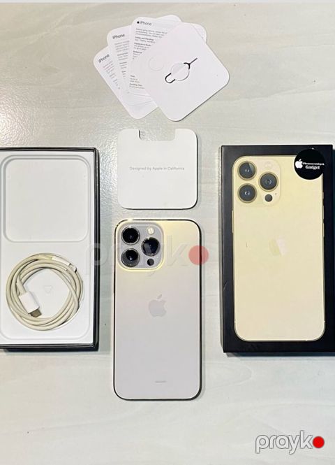 IPhone 13 Pro, 128 GB, Qızılı, Zəmanət, Kredit, Simsiz şarj
