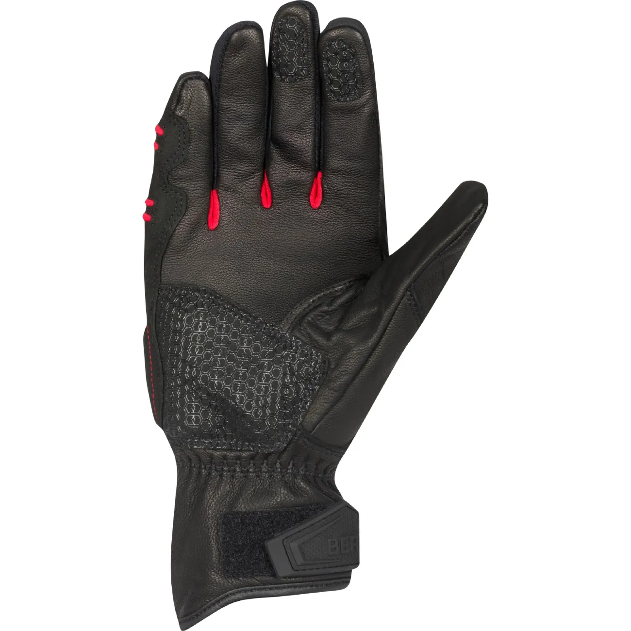 Əlcək berıng gloves gant pıtts noır/rouge (T9)