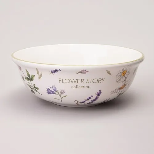 Salat qabı Agness Flowers Story 1350 ml — Dining tableware