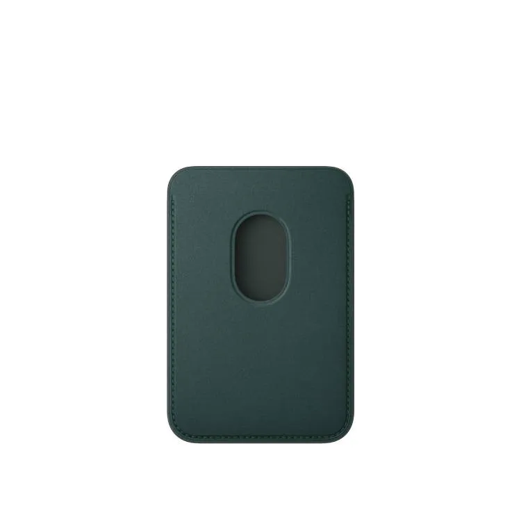 Kartlar üçün çexol Apple iPhone FineWoven Wallet with MagSafe - Dark Green (MA6Y4ZM/A)