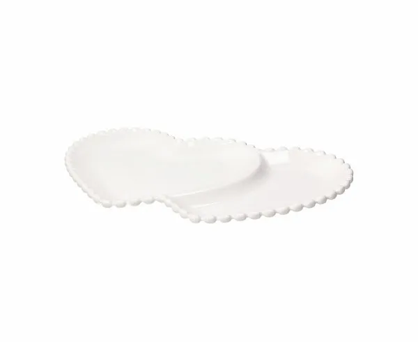 Boşqab Tognana Ürək Ornament Pearl 31x19 sm 2 ədəd (OE022315700) — Bakı