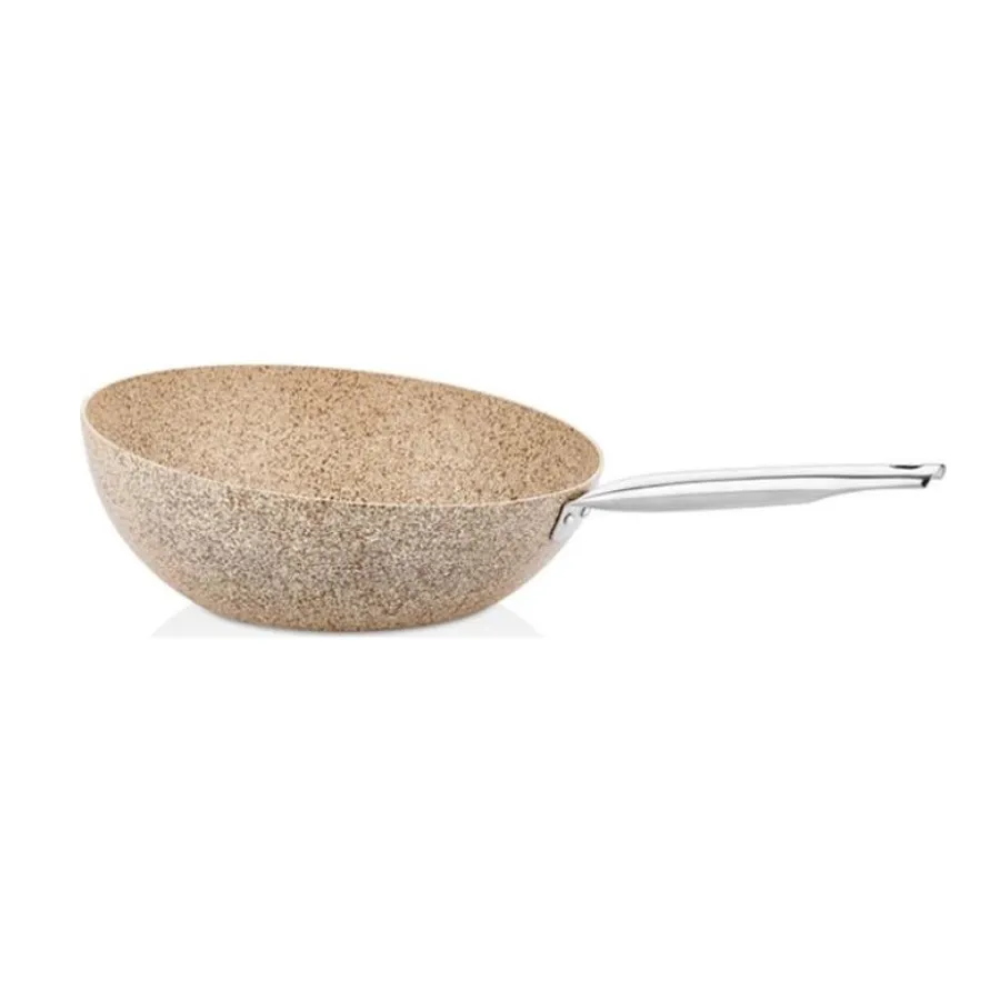Wok tava Falez Creamy Bumerang 30 sm (8699996624301) — Ürünler