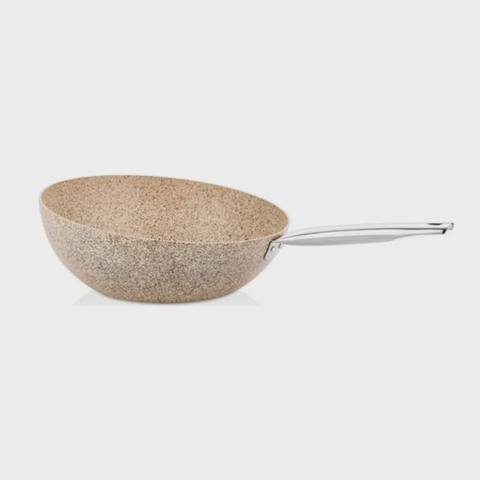 Wok tava Falez Creamy Bumerang 30 sm (8699996624301) — Тамақ дайындауға арналған ыдыстар