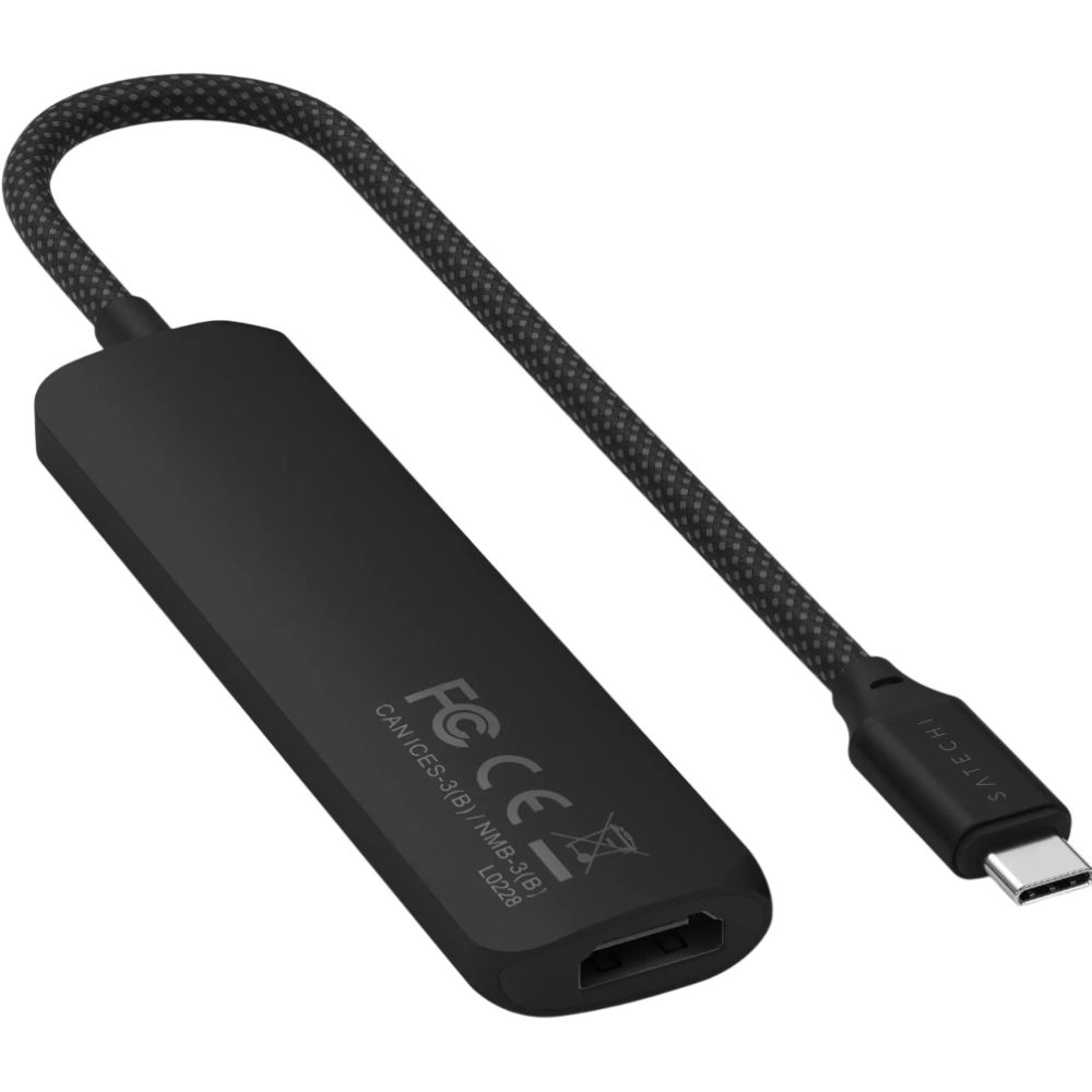 USB Hub Satechi 4in1 USB Type-C 4K ST-P4SK Black — Kompüterlər və noutbuklar, Bakı (3)