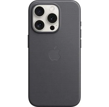 Çexol Apple iPhone 15 Pro Max FineWoven Case with MagSafe Black (MT4V3ZM/A) — Bakı