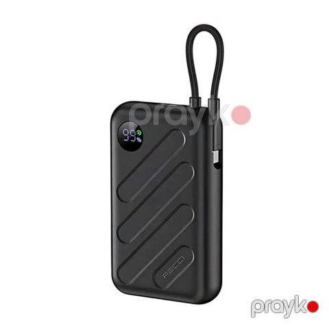 Recci Powerbank RPB-P19 10000mah 22.5w (Black) — Bakı