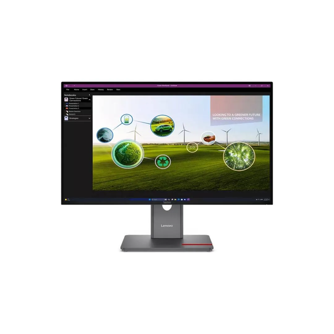 Monitor Lenovo Thinkvision P27Q-40 27" (2560X1440)/IPS/120HZ/350 NITS/99% SRGB,99% BT.709,98% DCI-P3 (64A7GAT6EU) — Bakı