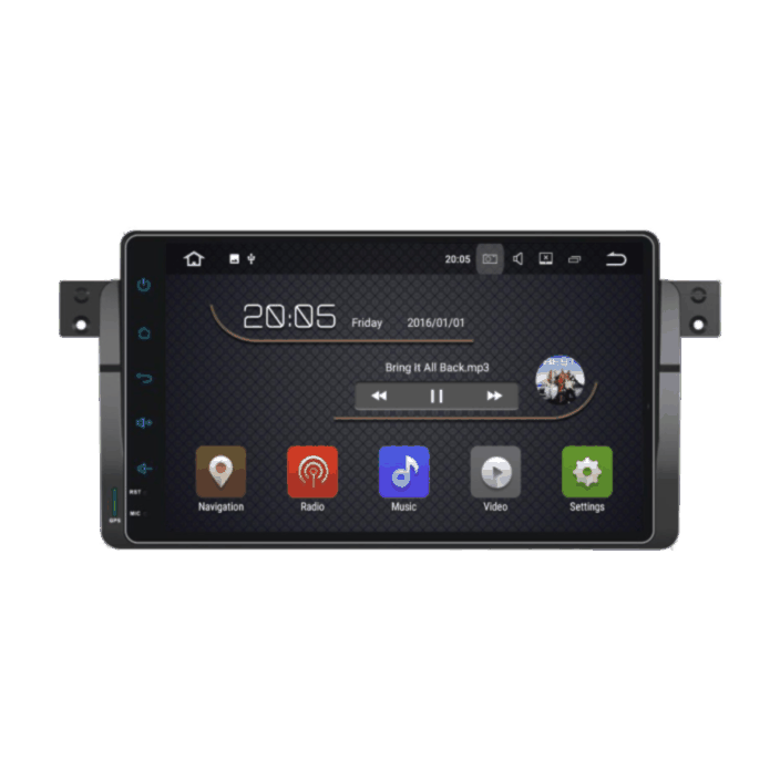Avtomobil üçün monitor Android King Cool TS7 2/32GB & Carplay For BMW E46 — Avtomobil televizorları və monitorları, Bakı (2)