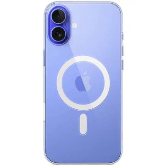 Apple Iphone 16 Plus case Silicone Case with MagSafe MA7D4ZM/A Clear — Smartphone Accessories
