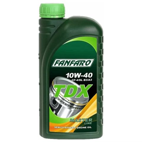 Mühərrik yağı Fanfaro TDX Semi-Synthetic SAE 10W-40 1 lt Special — Bakı