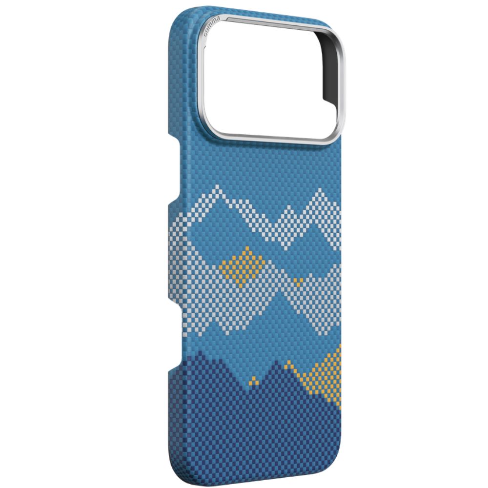 Qoruyucu örtük Comma iPhone 17 Pro Woven Series Magnetic 6942297136878 Mountain View — Çexollər, Bakı (3)