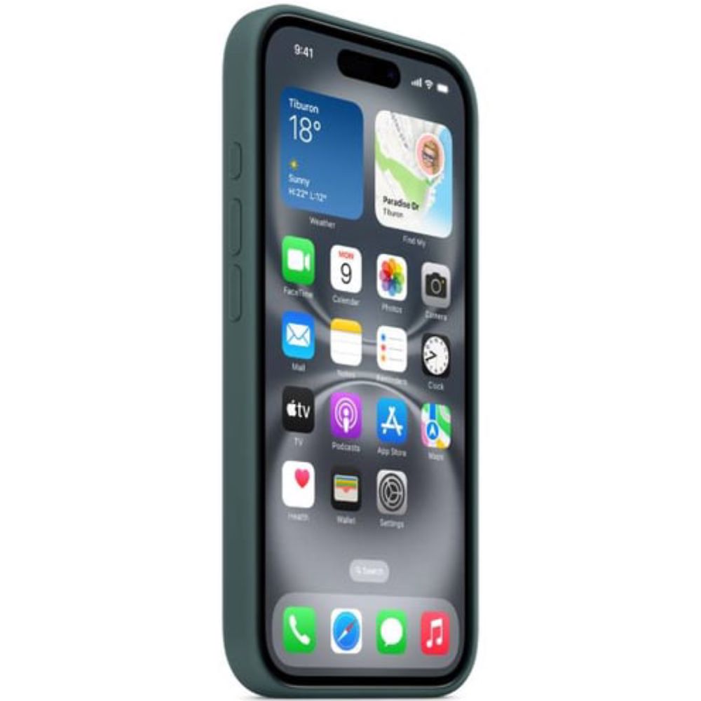 Qoruyucu örtük Apple iPhone 16 Silicone Case W/MagSafe Lake Green MYY83ZM/A — Çexollər, Bakı (3)