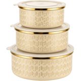Saxlama dəsti Deluca 6223017132586 Krem — Хранение продуктов