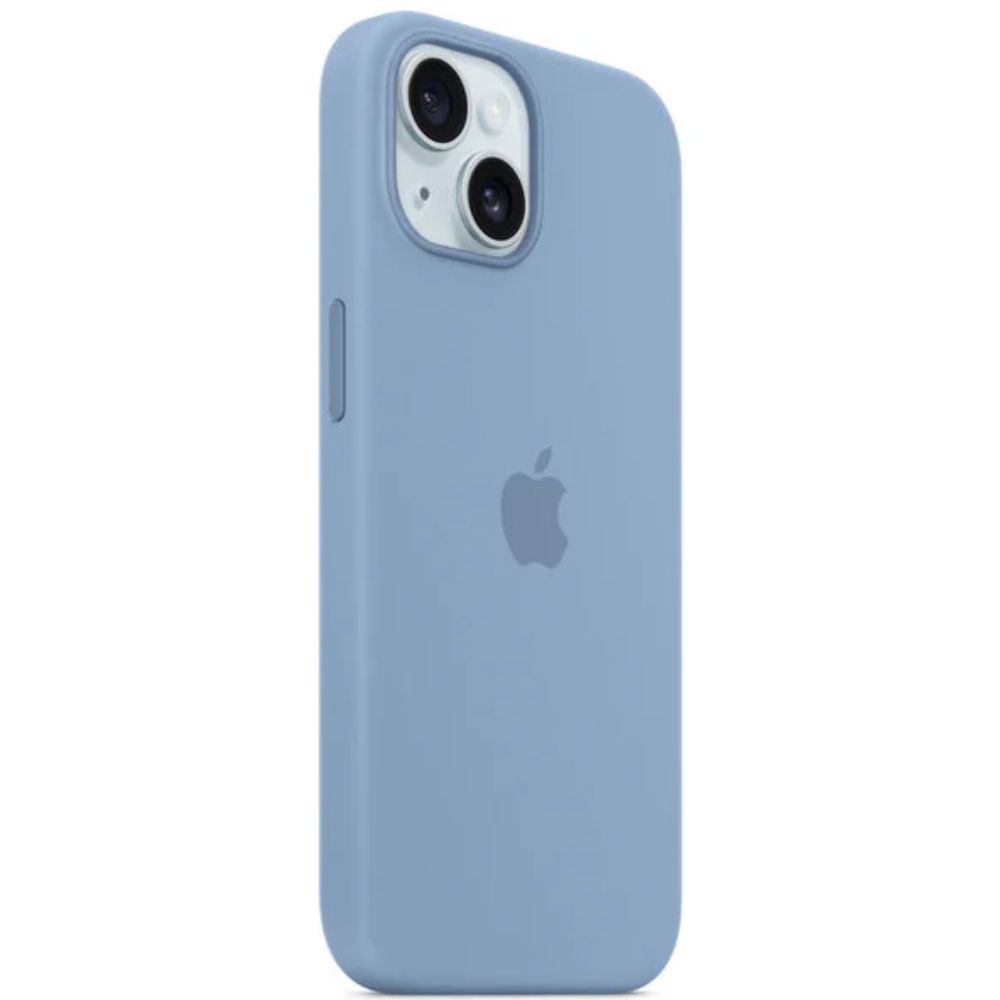 Qoruyucu örtük Apple iPhone 15 Plus Silicone Case W/MagSafe Winter Blue MT193ZM/A — Çexollər, Bakı (4)