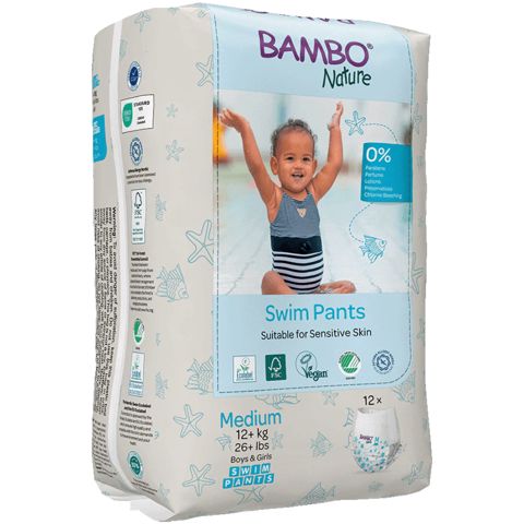 Uşaqlar üçün tuman bezləri Bambo Nature Medium 12 ədəd 1000024402 — Bakı
