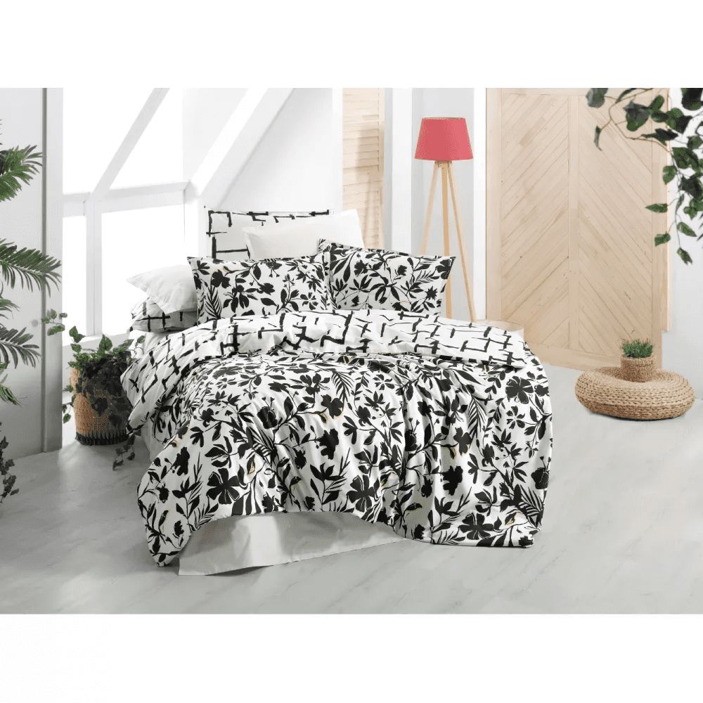 Tekstil yataq dəsti Sarev Amanda Fancy Poplin NT TK 1Y D Qara — Tekstil, Bakı (2)
