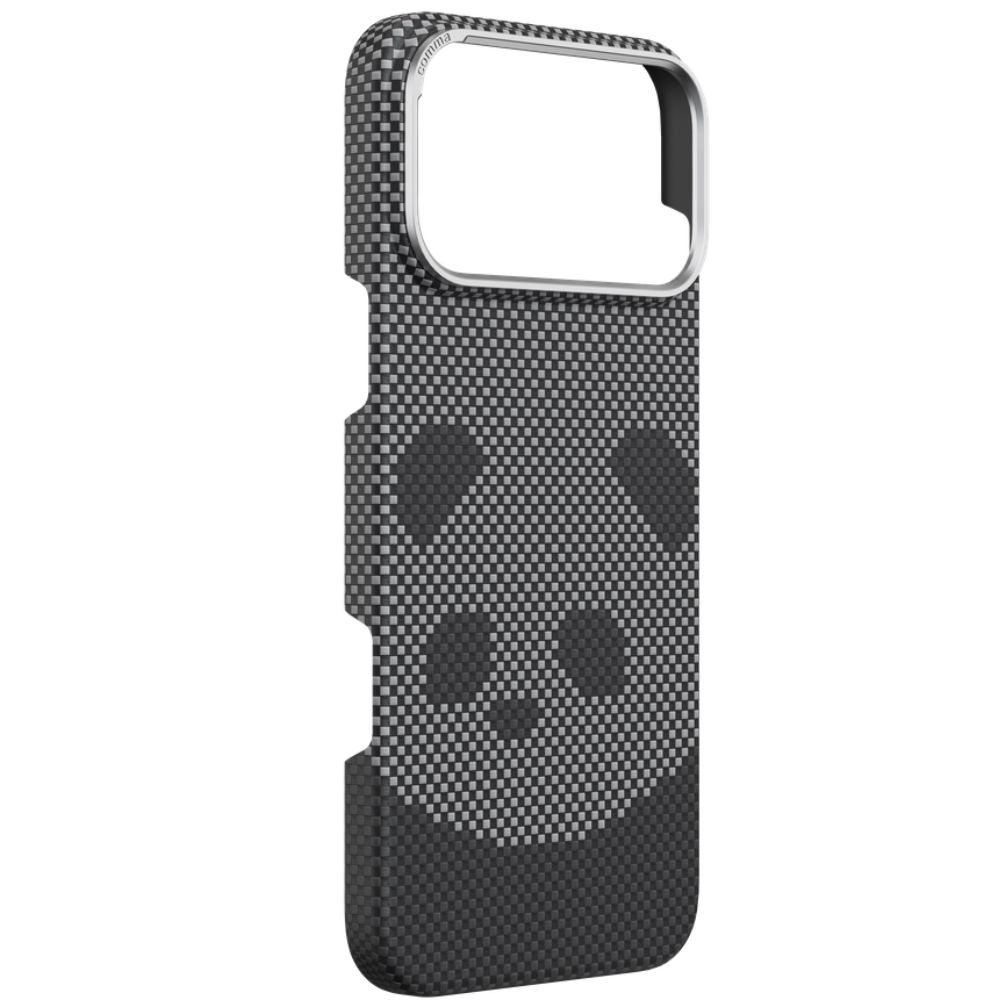 Qoruyucu örtük Comma iPhone 17 Pro Max Woven Series Magnetic 6942297136908 Panda — Çexollər, Bakı (3)