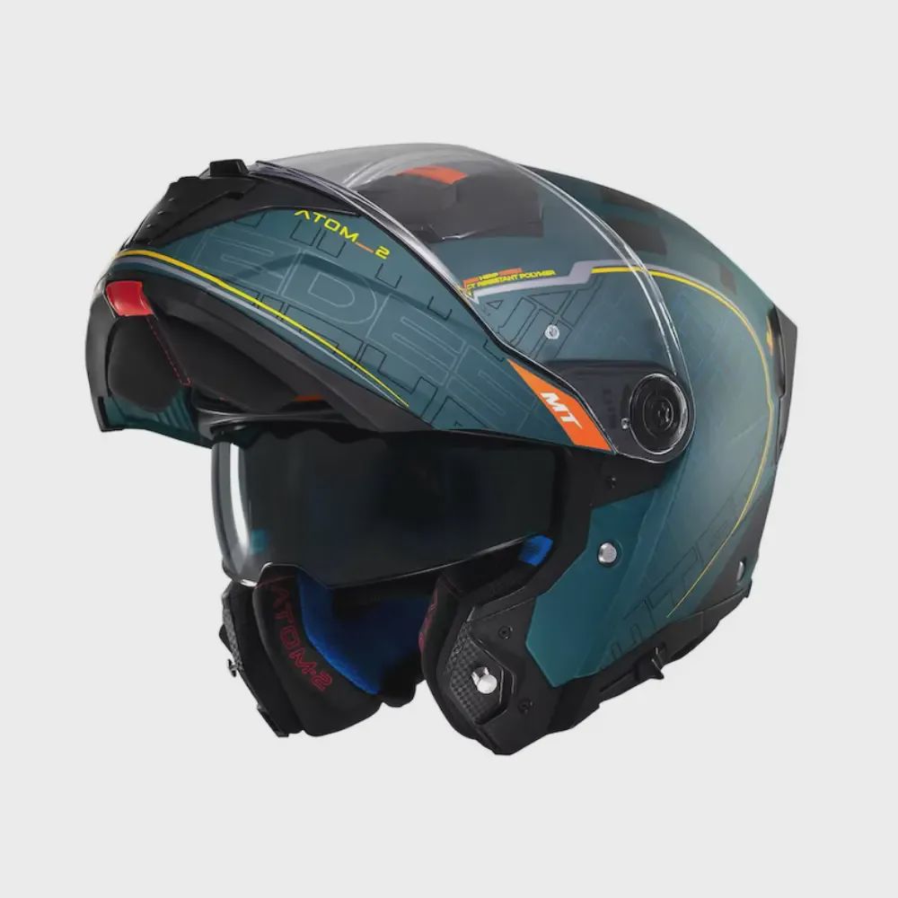Dəbilqə MT Helmets Atom 2 SV Destiny C6 Matt, L (1335C232636) — Motosiklet geyimi, Bakı