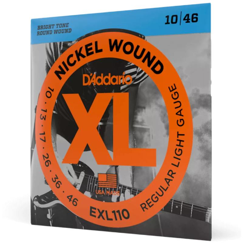 D-Addario EXL110 Nickel Wound 10-46 Regular Light — Musiqiə alətləri, Bakı (3)