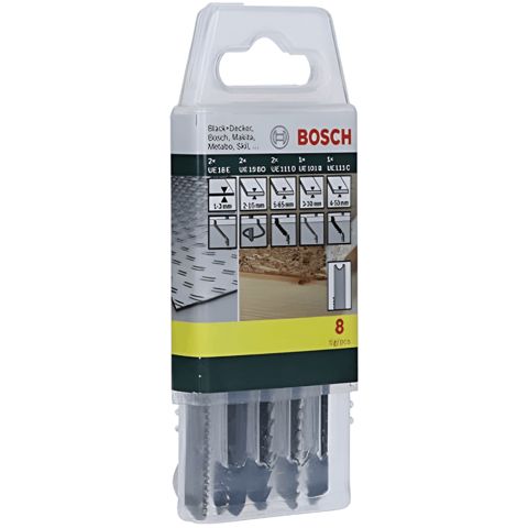 Lobzik üçün ulgüc Bosch Set T Shank Metal / 8 pcs — Bakı