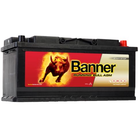 Avtomobil üçün akkumulyator Banner Running Bull AGM 105Ah 60501 — Bakı