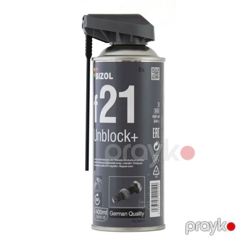 Yağlayıcı sprey Bizol Unblock+ F21 0.4 lt — Bakı
