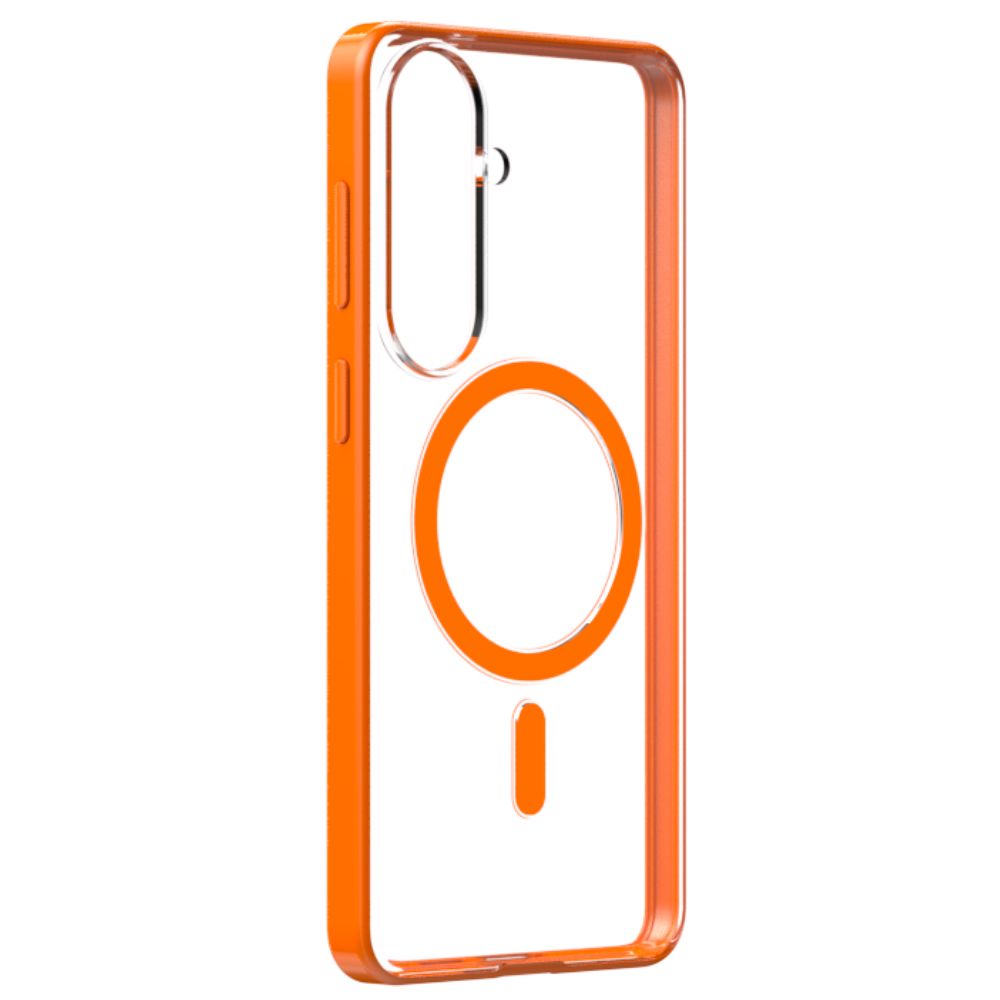 Qoruyucu örtük Devia Samsung S26+ Crystal Shield Magnetic 6942297147195 Orange — Çexollər, Bakı (3)
