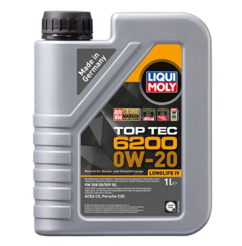 Avtomobil mühərrik yağı Liqui Moly Top Tec 6200 0W-20 1L (20787)