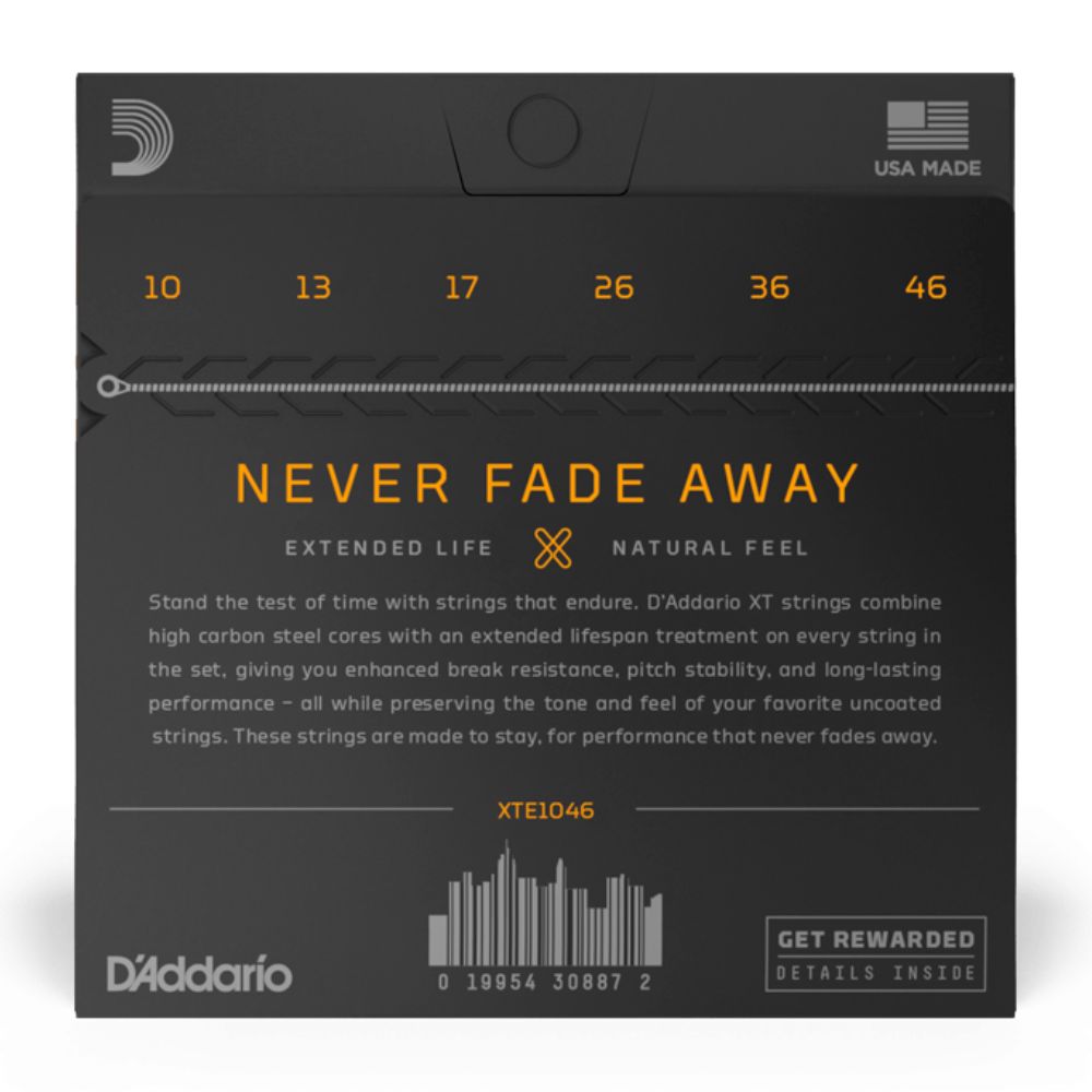 D-Addario XTE1046 XT Nickel Plated Steel 10-46 Regular Light — Musiqiə alətləri, Bakı (3)