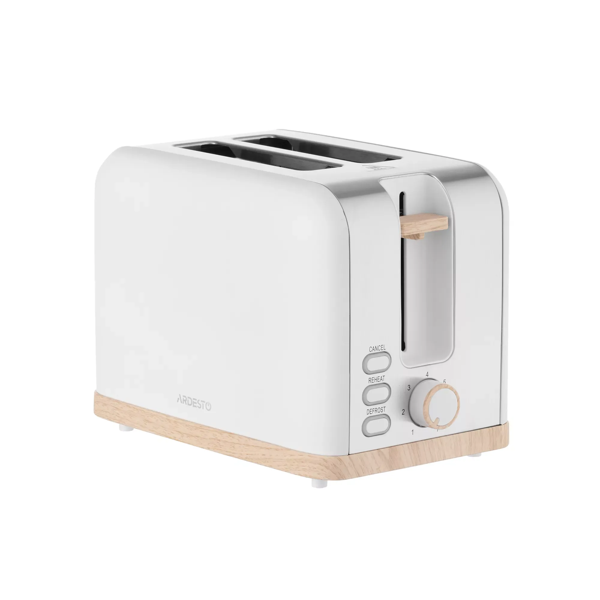 Toster Ardesto Wood Modern T-F420WWD, White — Bakı
