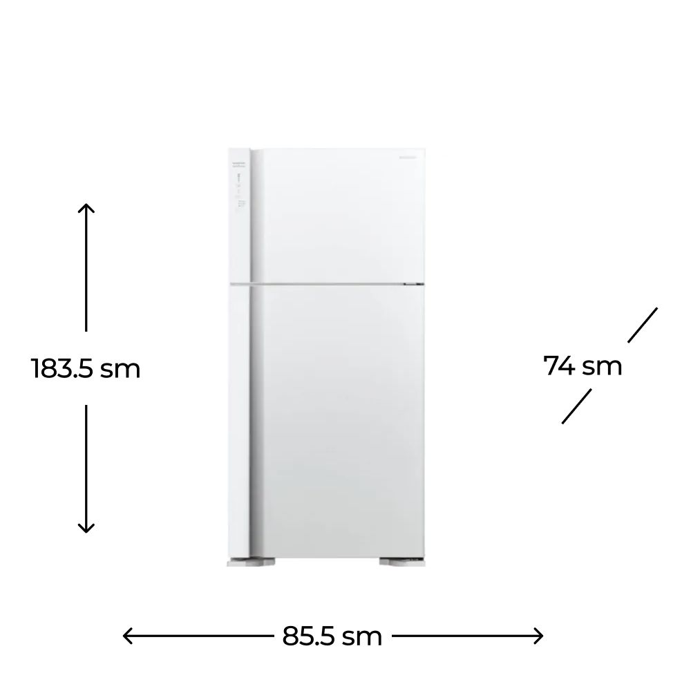 Soyuducu Hitachi R-V660PUC7-1 PWH — Soyuducular, Bakı (3)