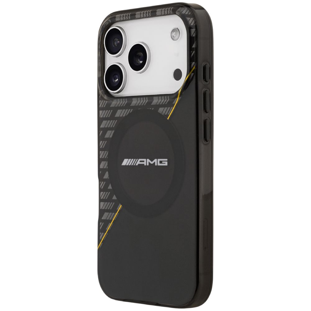 Qoruyucu örtük AMG iPhone 17 Pro W/MagSafe AMHMP17L24HRDKY Black, Yellow — Çexollər, Bakı (3)
