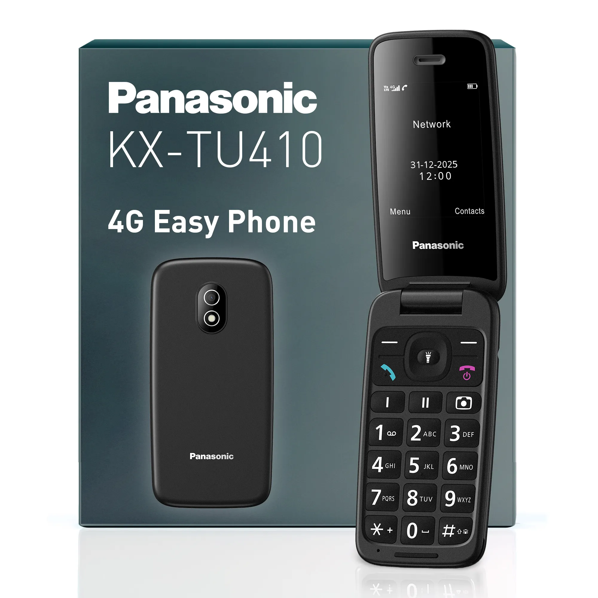 Telefon Panasonic KX-TF410EXB Black — Кнопочные телефоны