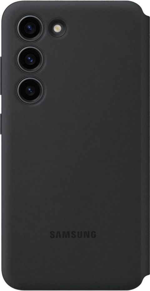 Çexol Samsung Smart Clear View Case for Samsung Galaxy S23 Plus Black (EF-ZS916CBEGRU) — Bakı