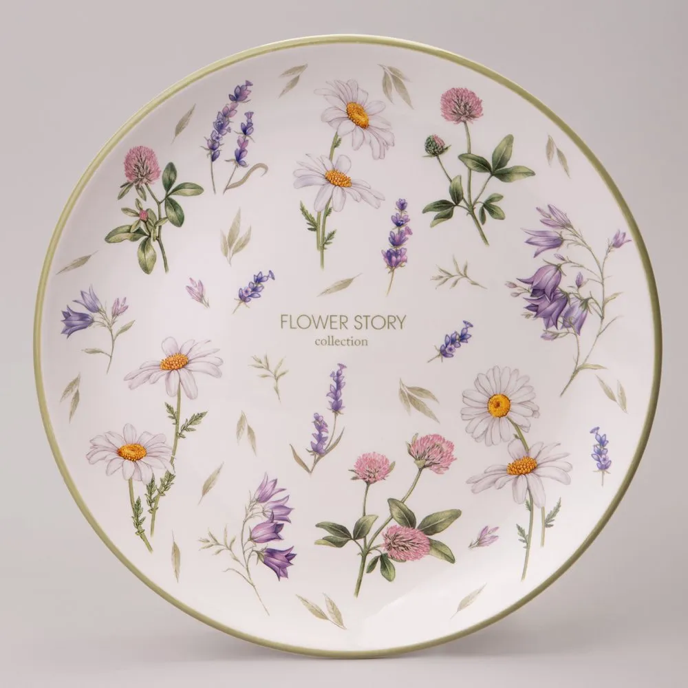 Boşqab Agness Flower Story, 26 sm (358-2171) — Dining tableware