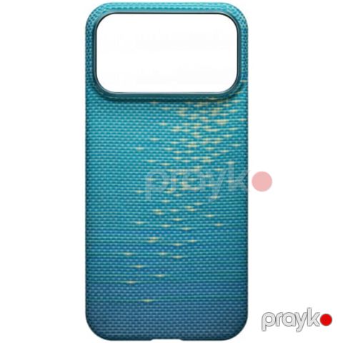 Qoruyucu örtük Pitaka iPhone 17 Pro Max Edge ACAQOR871498 Lusid Blue — Bakı