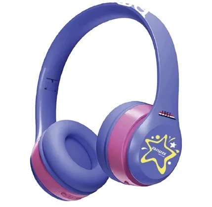Uşaqlar üçün simsiz qulaqlıq Aıwa KF-H23 Purple — Wireless headphones