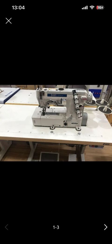 İnterlok qoşa iynə tikiş maşını - Model: DDT Interlock (qoşa iynəli — Bakı