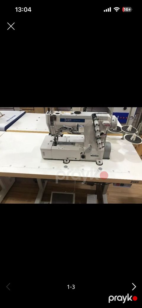 İnterlok qoşa iynə tikiş maşını - Model: DDT Interlock (qoşa iynəli — Bakı