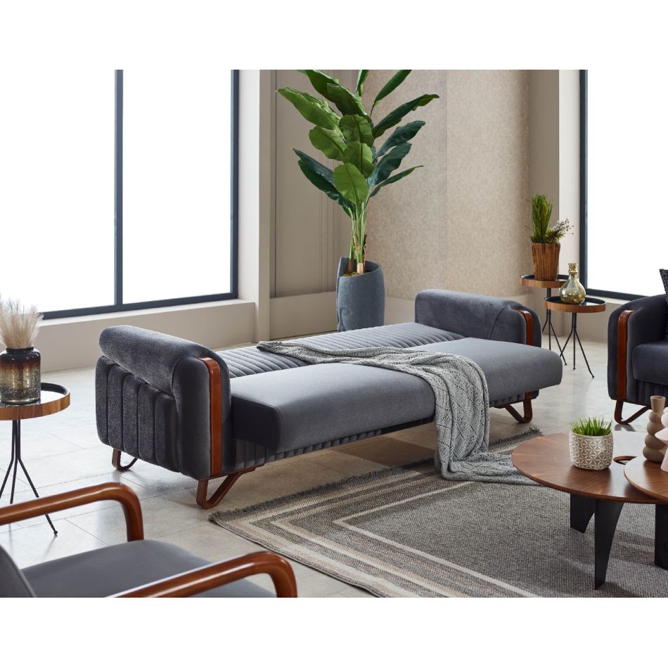 Divan Simge Valetta Velvet 260 (3 yerli) — Divanlər, Bakı (3)