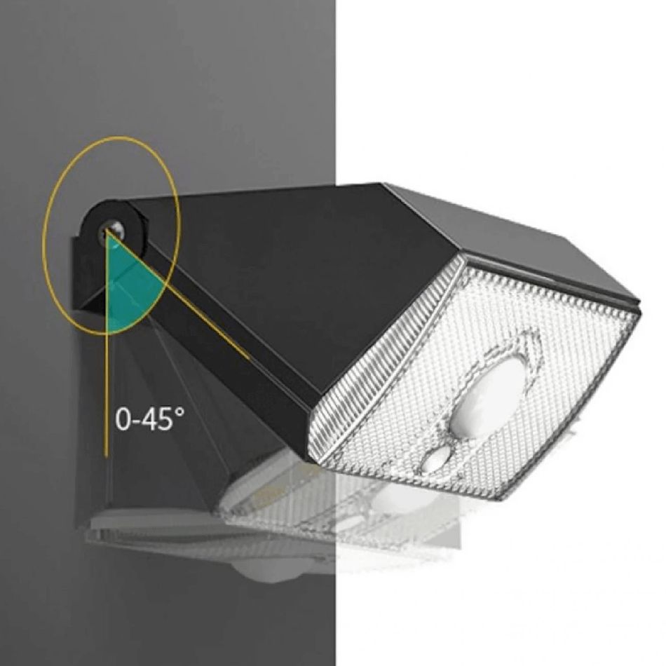 Smart solar wall lights - mini black SLRT-0900 — İşıqlandırma, Bakı (2)
