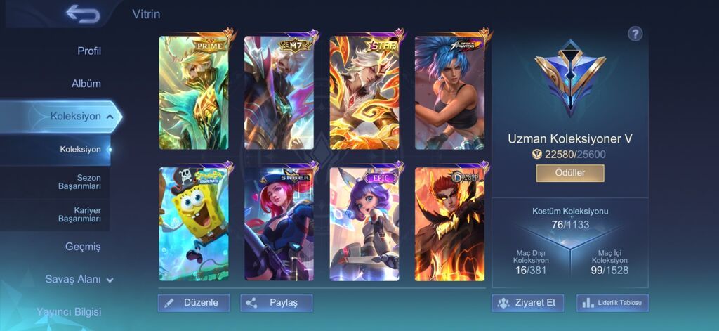 Mobile Legends: Bang Bang hesabı – geniş skin kolleksiyası - Oyunda — Mallar, Mingəçevir (7)