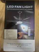 Ventilator LED fanlı tavan işığı – uzaqdan idarəetmə ilə — Климатическая техника
