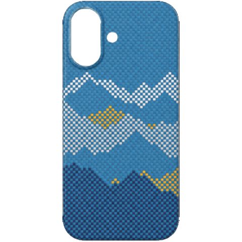 Qoruyucu örtük Comma iPhone 17 Woven Series Magnetic 6942297136793 Mountain View — Bakı