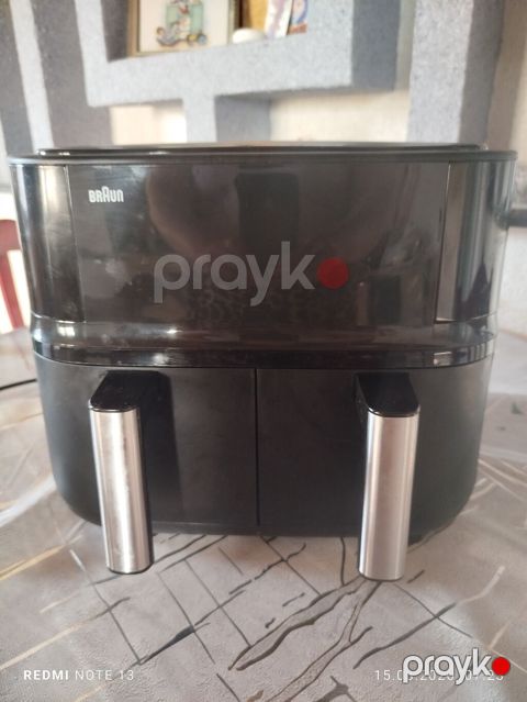 Braun hava fritözü (air fryer) - İki ayrı çekmecəli quruluş: eyni — Digah